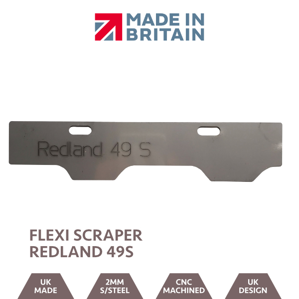 Flexi Scraper Redland 49S Full Width Blade